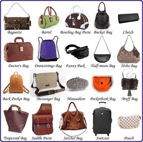 handbag styles explained.